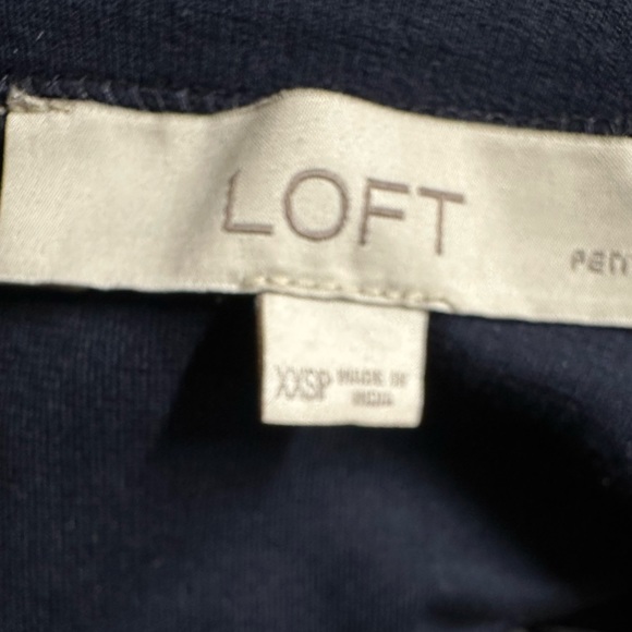 LOFT - Navy blue mini dress - Picture 3 of 3